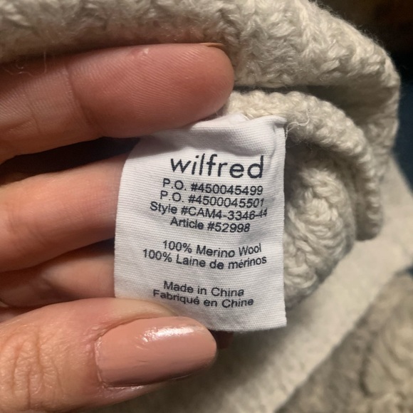 Aritzia wilfred merino wool sweater vest - Picture 4 of 6